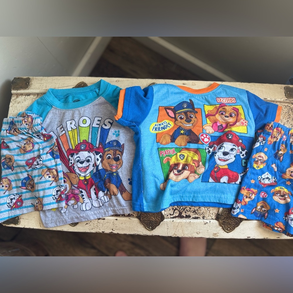 Nickelodeon Paw Patrol Kids 3T Pajamas bundle